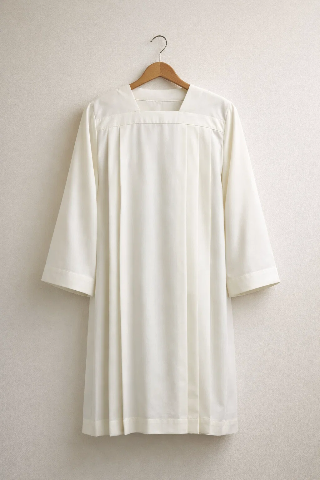 Choralis Modern Square Neck Surplice in Cotton Rich - Image 2