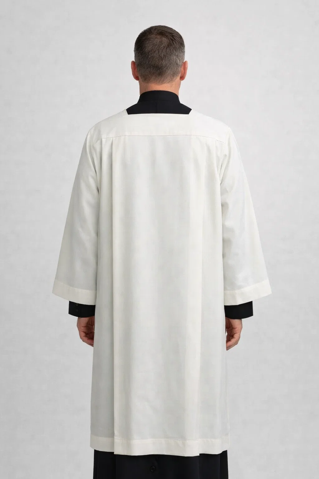 Choralis Modern Square Neck Surplice in Cotton Rich - Image 3