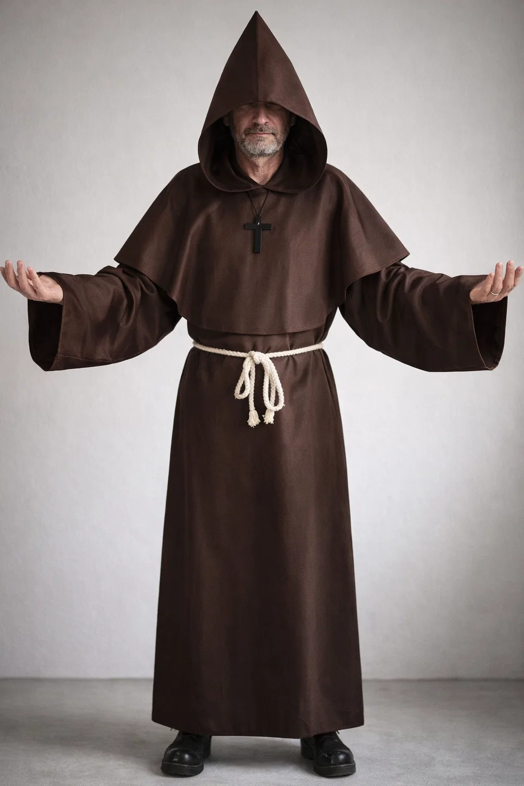 Frontview of the Contemplor Sacred Monk Habit