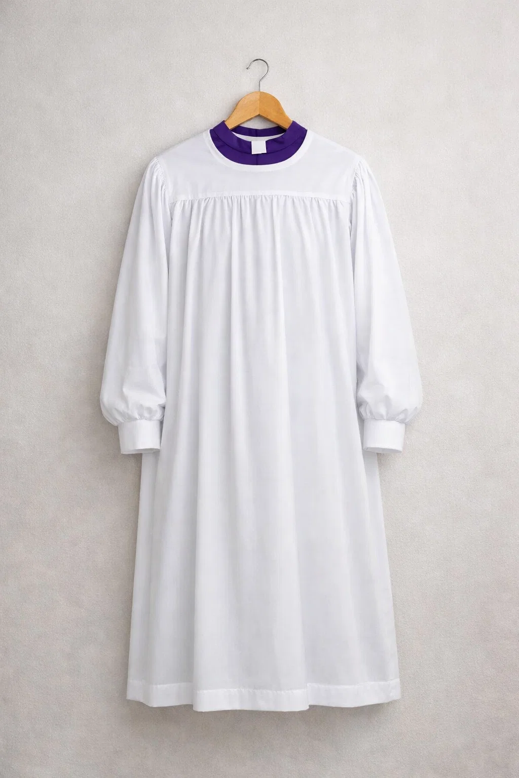 Domini All White Bishop Sleeve Rochet in Toyobo Fabric - Image 2