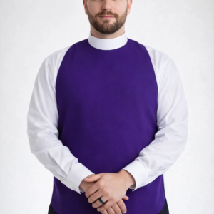 A Men Wearing Episcopal Royale Clergy Rabat