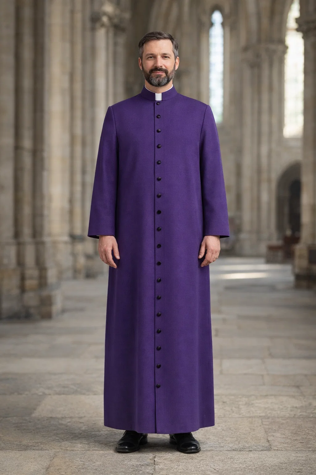 A Men Wearing Exaltium Ornate Clergy Robe