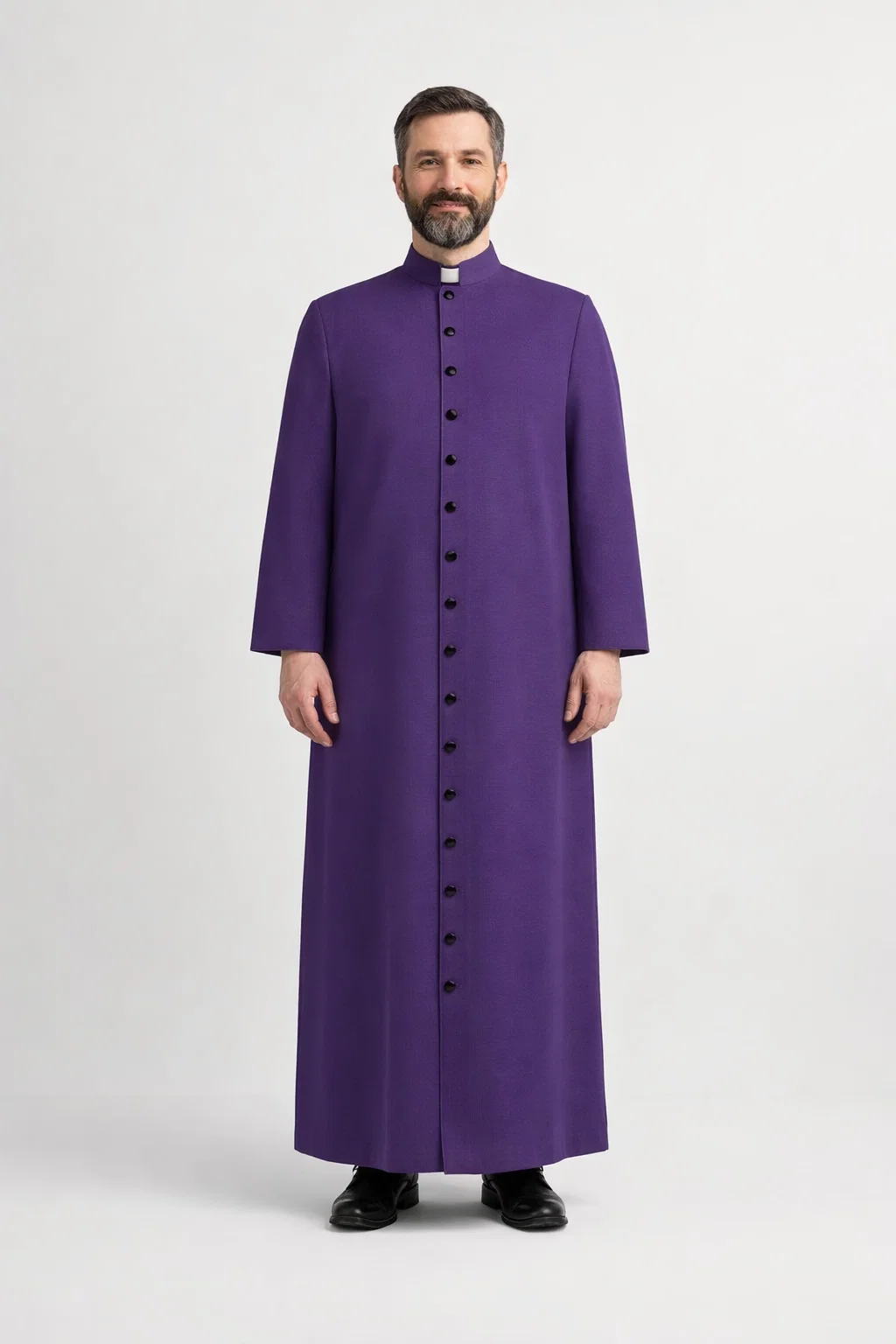 Frontview of the Exaltium Ornate Clergy Robe