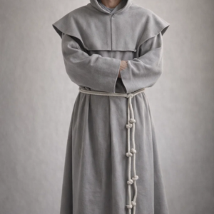 A Men Wearing Fraternus Traditional Monastic Robe