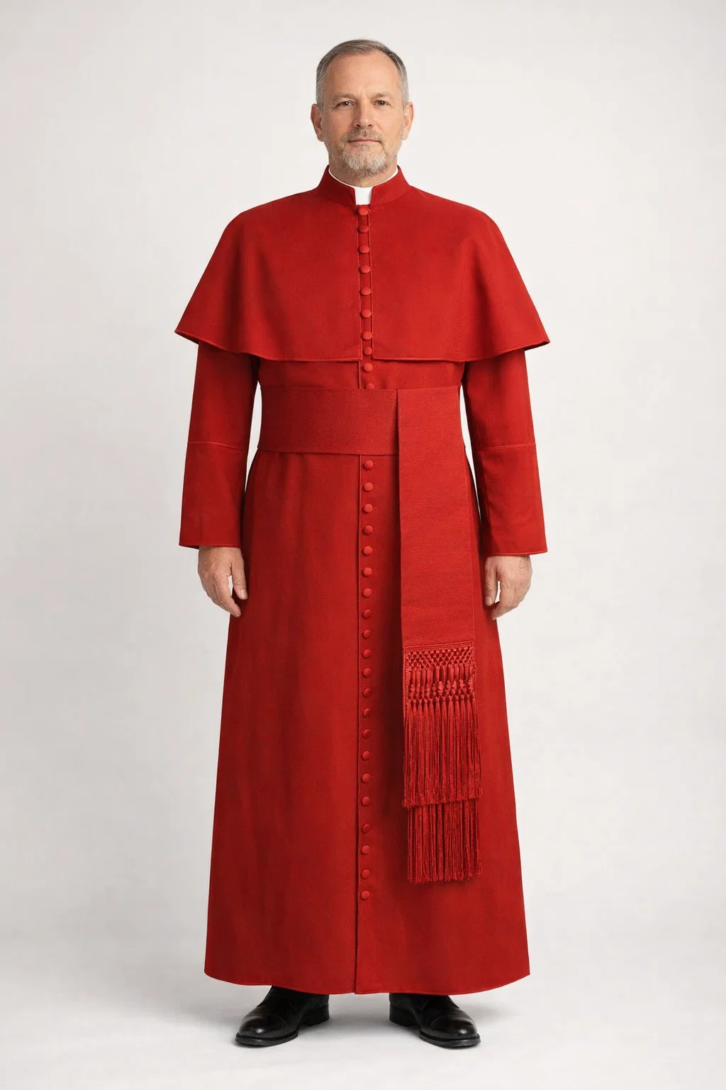 A Frontview of the Ignatius Clerical Cassock