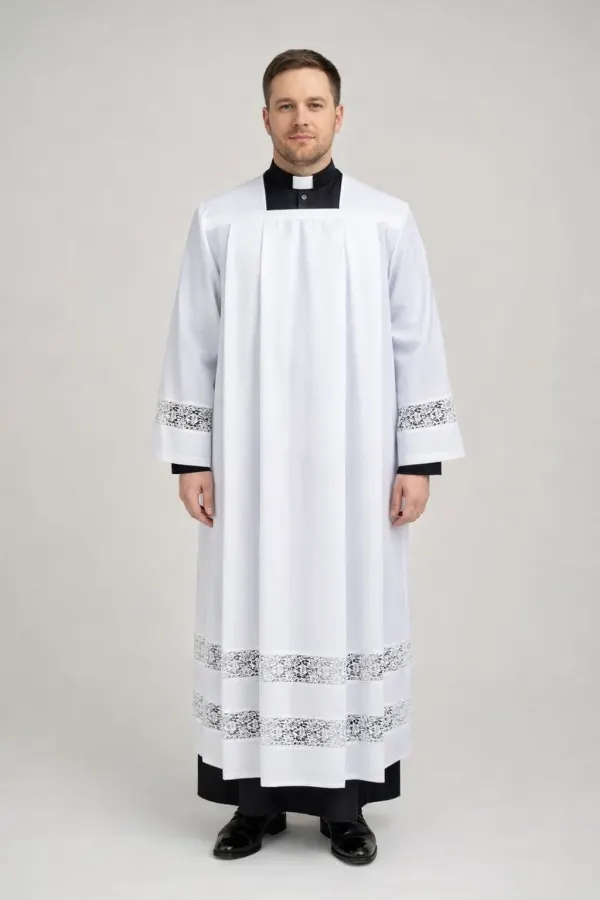 Liturgis Full Length Lace Surplice