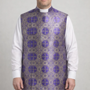 A Men Wearing Operis Clerical Apron