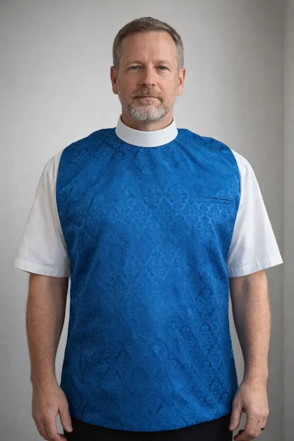 A Men Wearing Serenus Modern Clergy Rabat