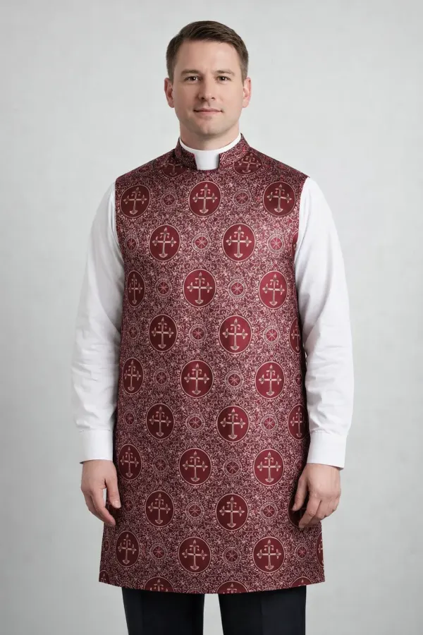 A Men Wearing Servitus Men’s Clergy Apron