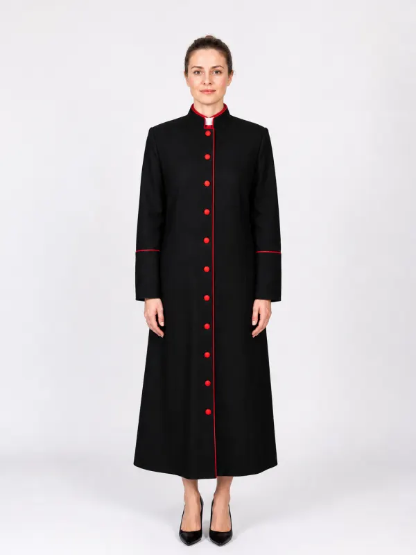 Vesperis Black Cassock Robe