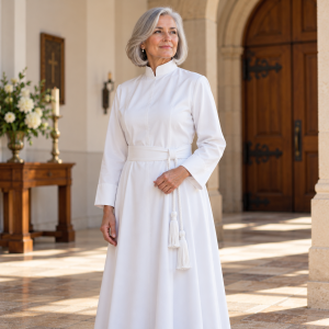 White Clergy Robes for Women