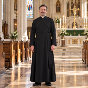Black Cassocks for Men