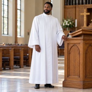 White Clergy Robes for Men