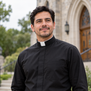 Black Clergy Shirts